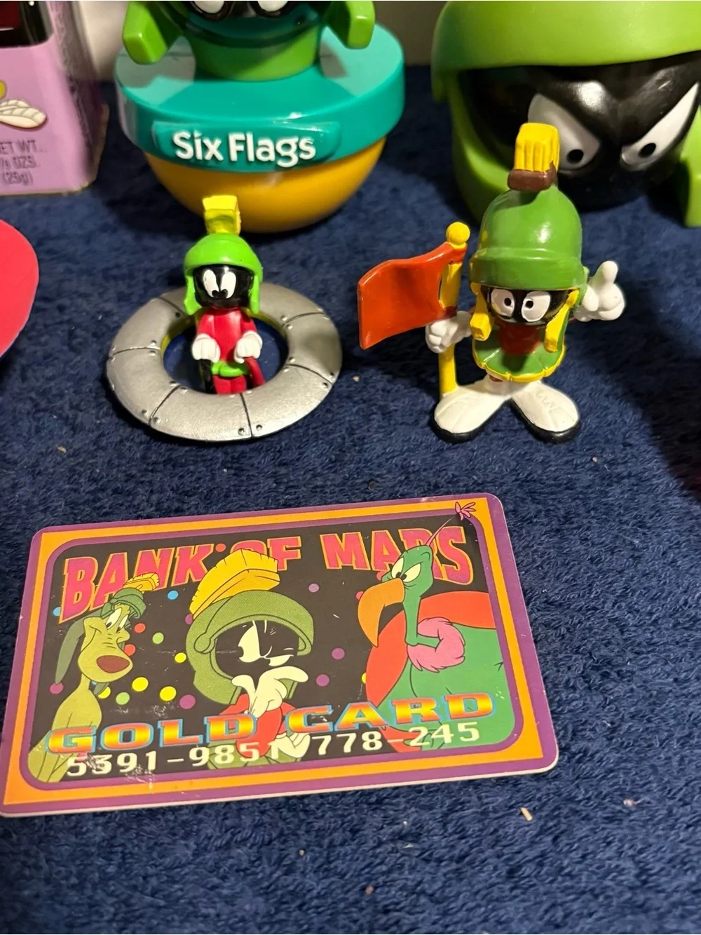 Vtg 18 Pieces Marvin the Martian “Looney Tunes” Collectibles Figurines Space Jam